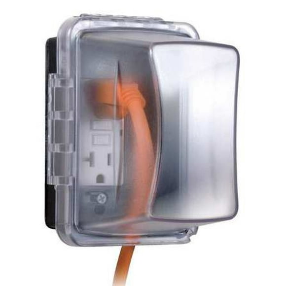 White TayMac LV110WH One-Hole Rectangular Metal Lampholder Cover White TayMac LV110WH One-Hole Rectangular Metal Lampholder Cover
